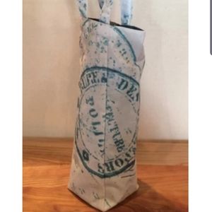 Paris Canvas Wine Gift Bag